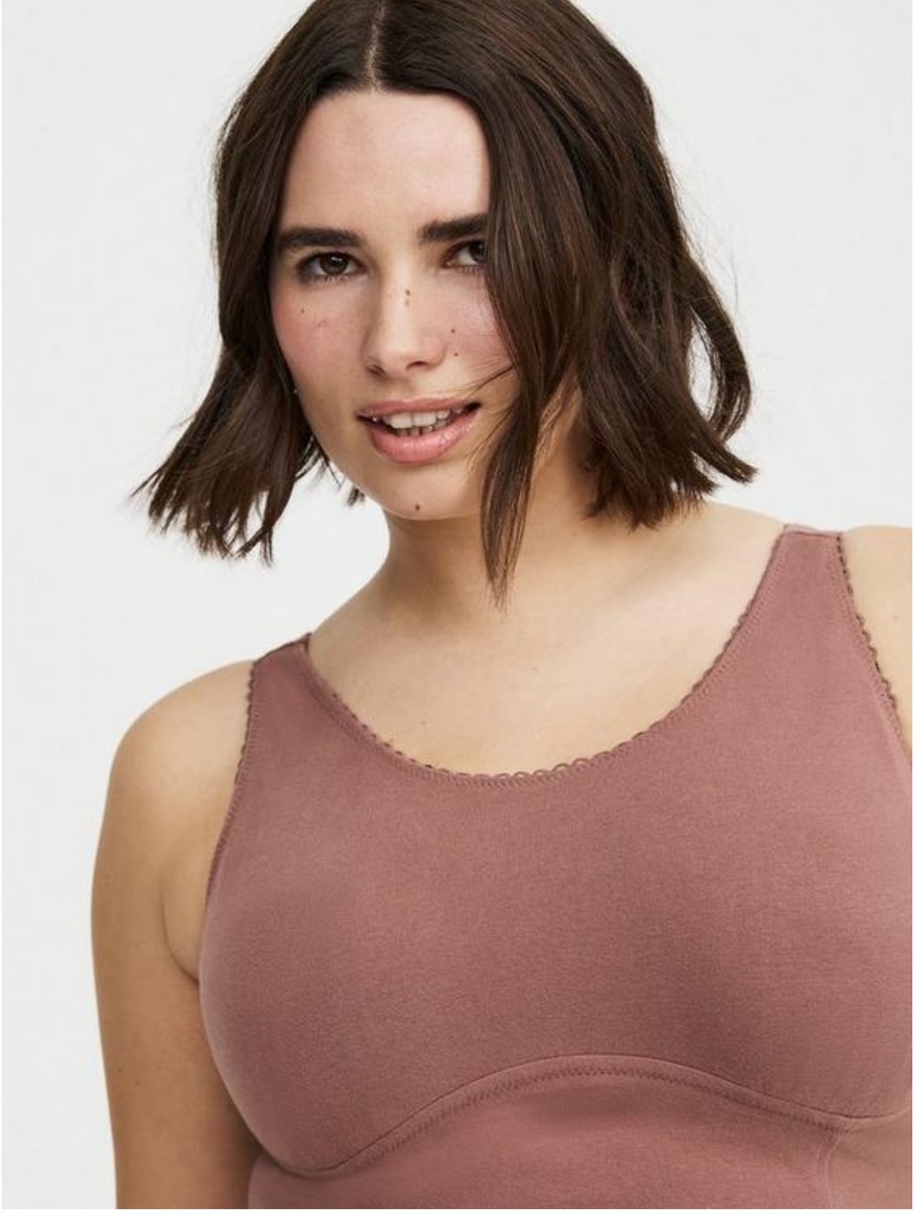 Women's Torrid Sleep Bralette in Dusty Rose - Picture 10 of 13